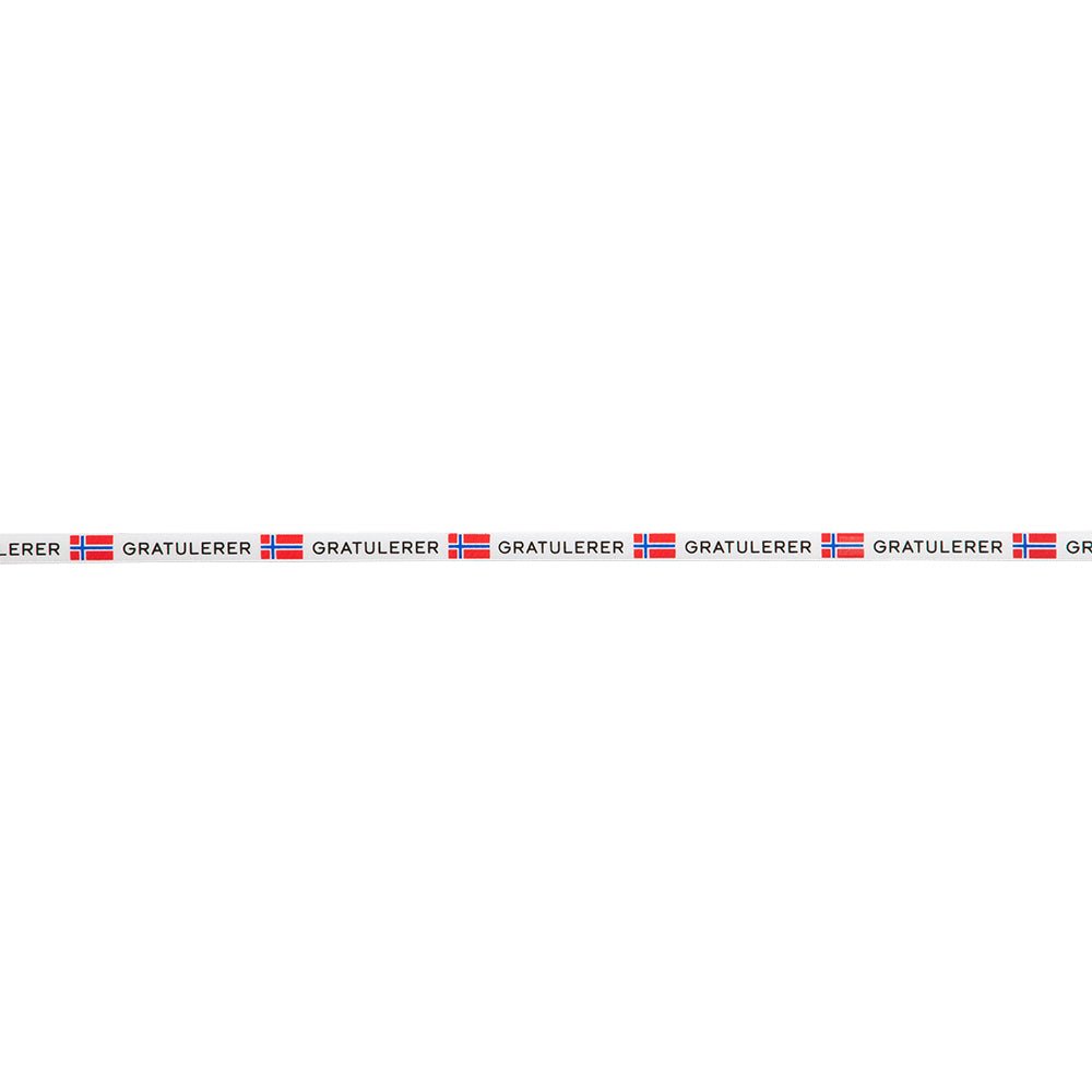 Satinbånd – Gratulerer (5 meter) - Hilles.no