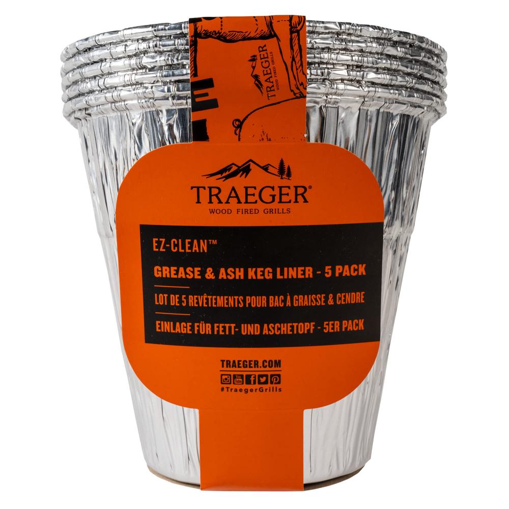 Traeger EZ - Clean™ Grease & Ash Keg Liner – 5 - pakning (BAC608) - Hilles.no