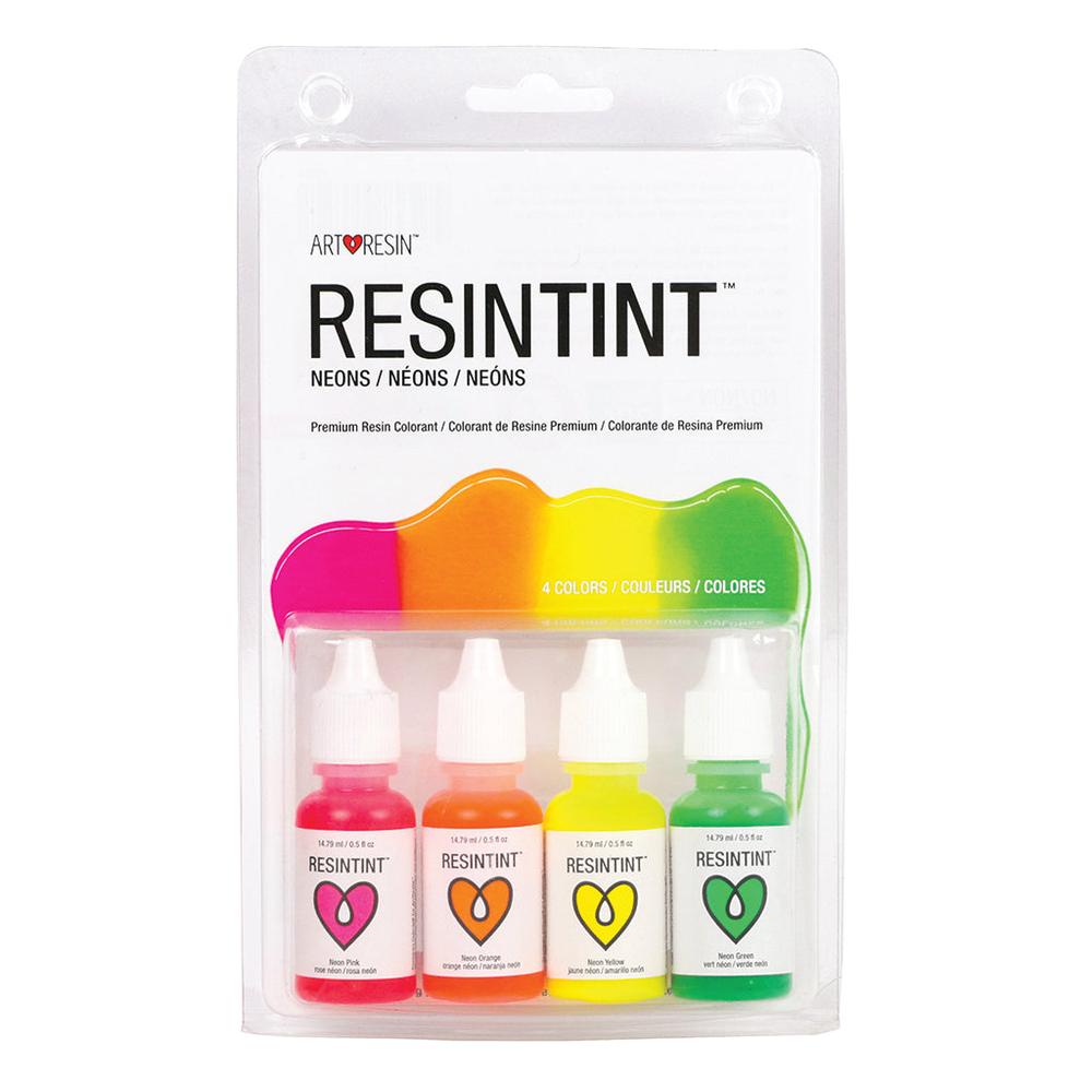 ArtResin ResinTint Neons – Sett med 4 farger