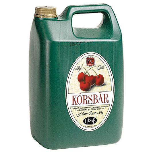 FC Kirsebær Sterkvin – Vinråstoff for 23 liter