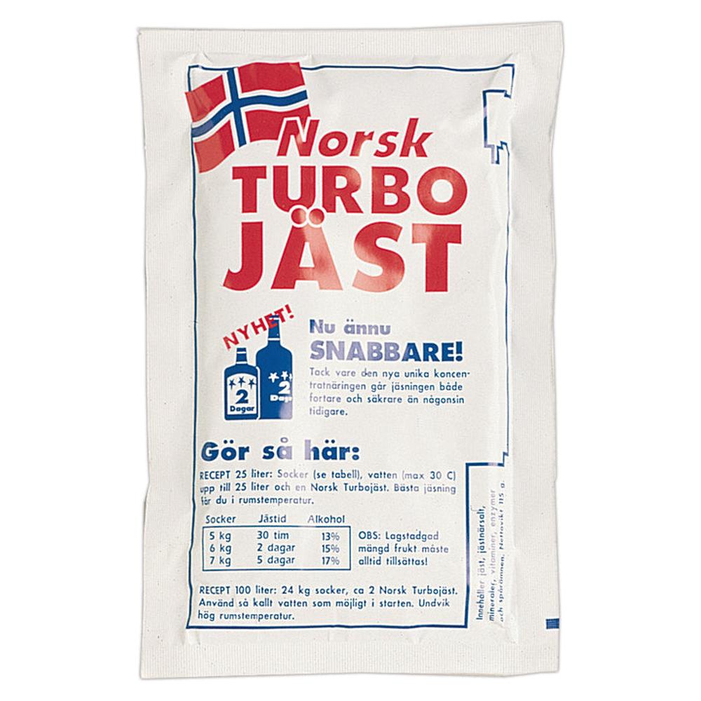 Norsk Turbogjær 6 kg – Rask og kraftig gjær til hjemmebrygg og sats