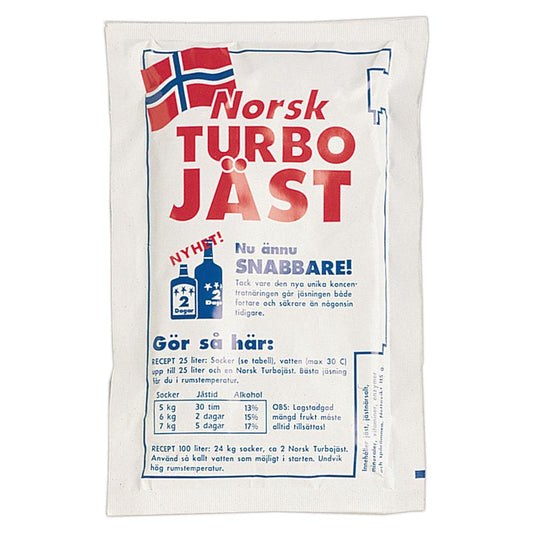 Norsk Turbogjær 6 kg – Rask og kraftig gjær til hjemmebrygg og sats