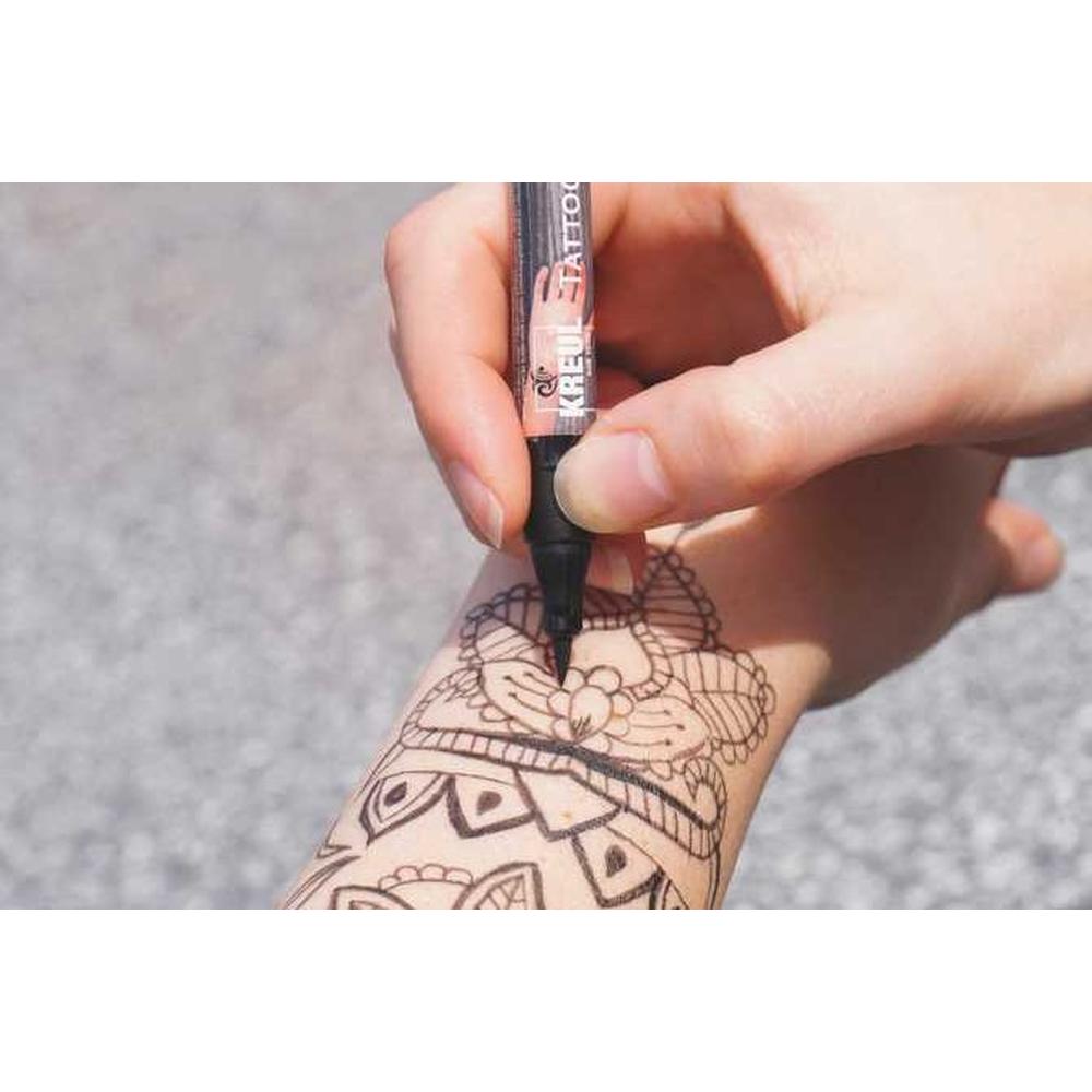 KREUL Tattoo Pen Tribals – Sett med 4
