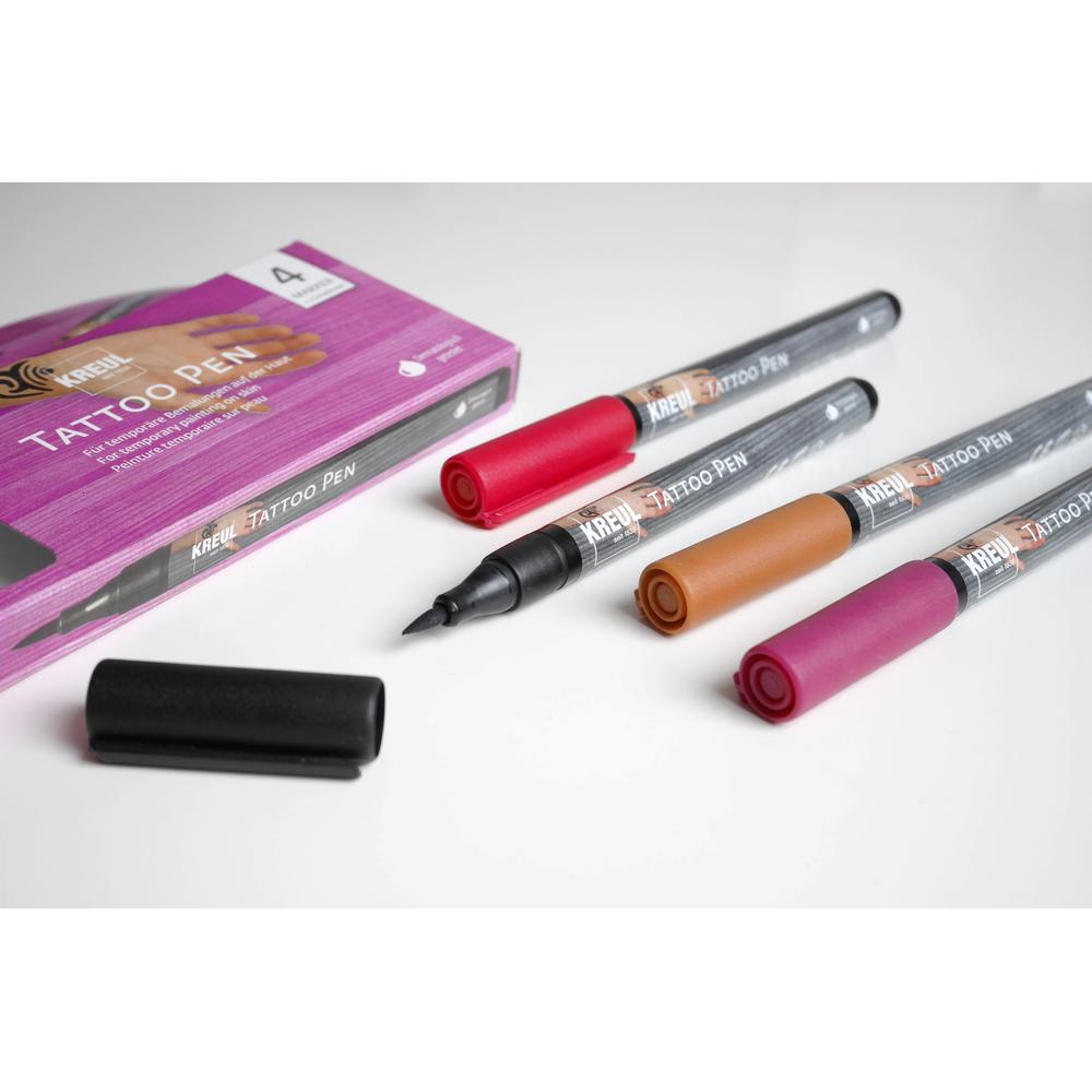KREUL Tattoo Pen Tribals – Sett med 4