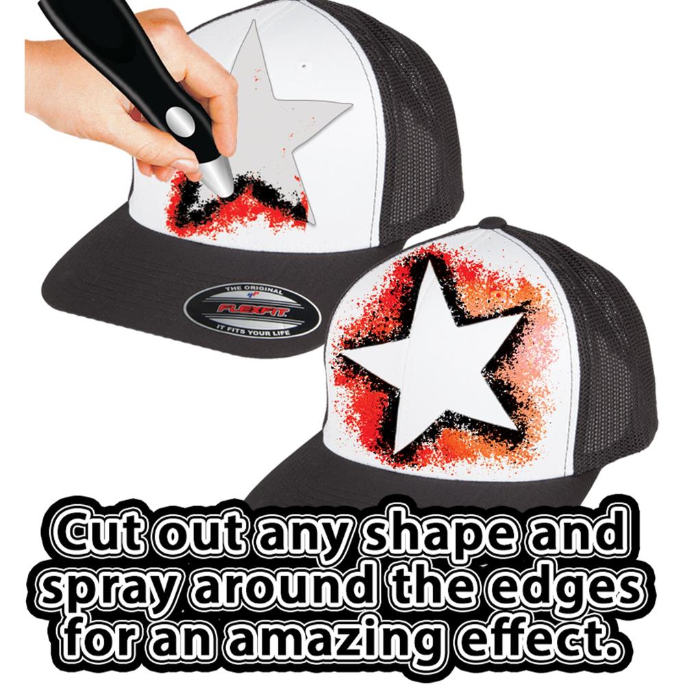 Splat Planet Airbrush Pen – graffiti-tusjer med stensiler