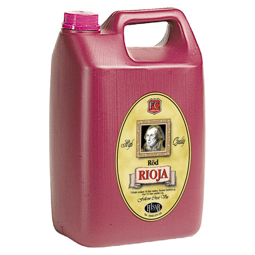 FC Rød Rioja – vinråstoff for 23 liter