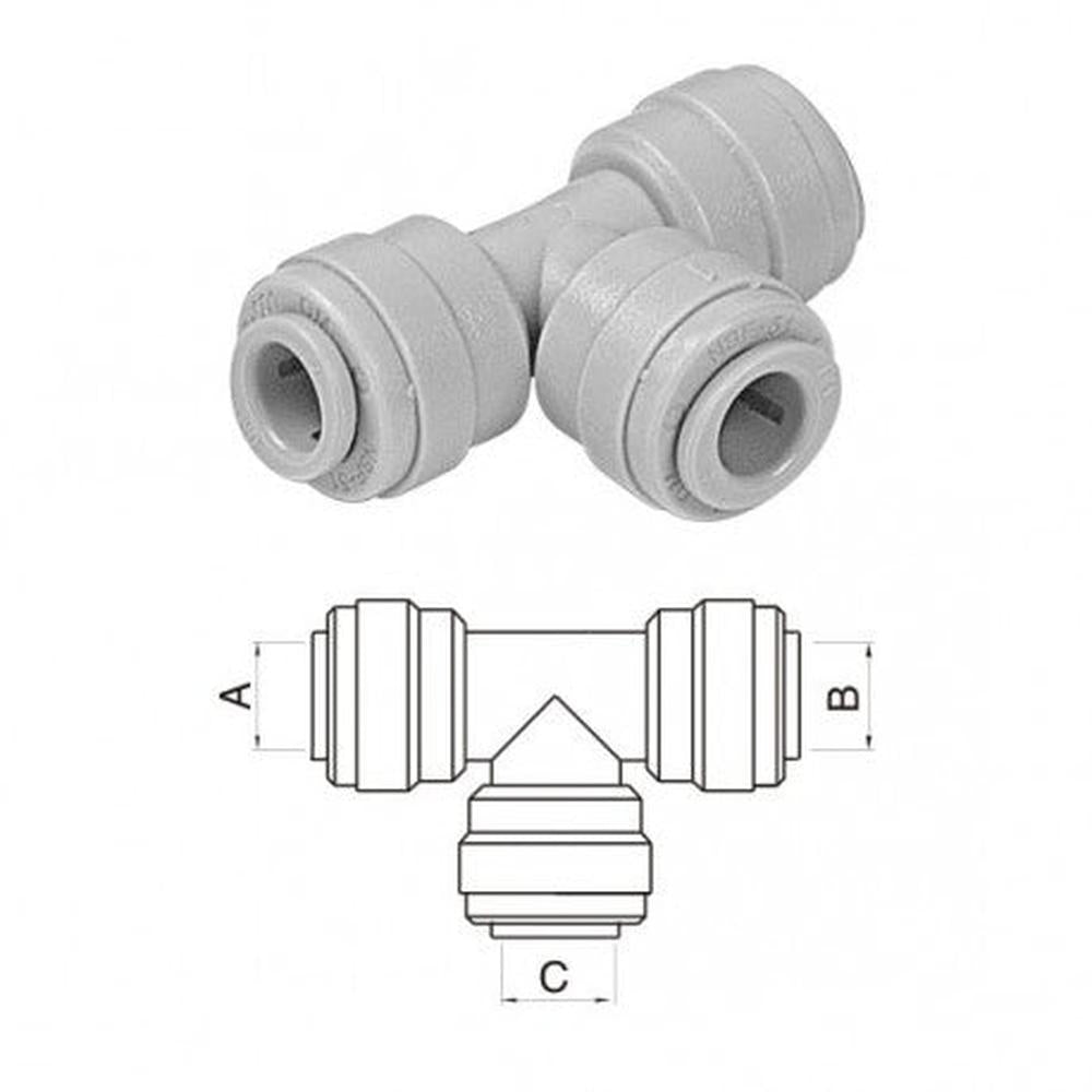 DMfit T-kobling – Push Fit fordeler