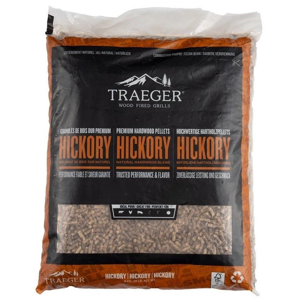 Traeger Hickory Pellets 9 kg – kraftig røyksmak til ekte grillopplevelser - Hilles.no