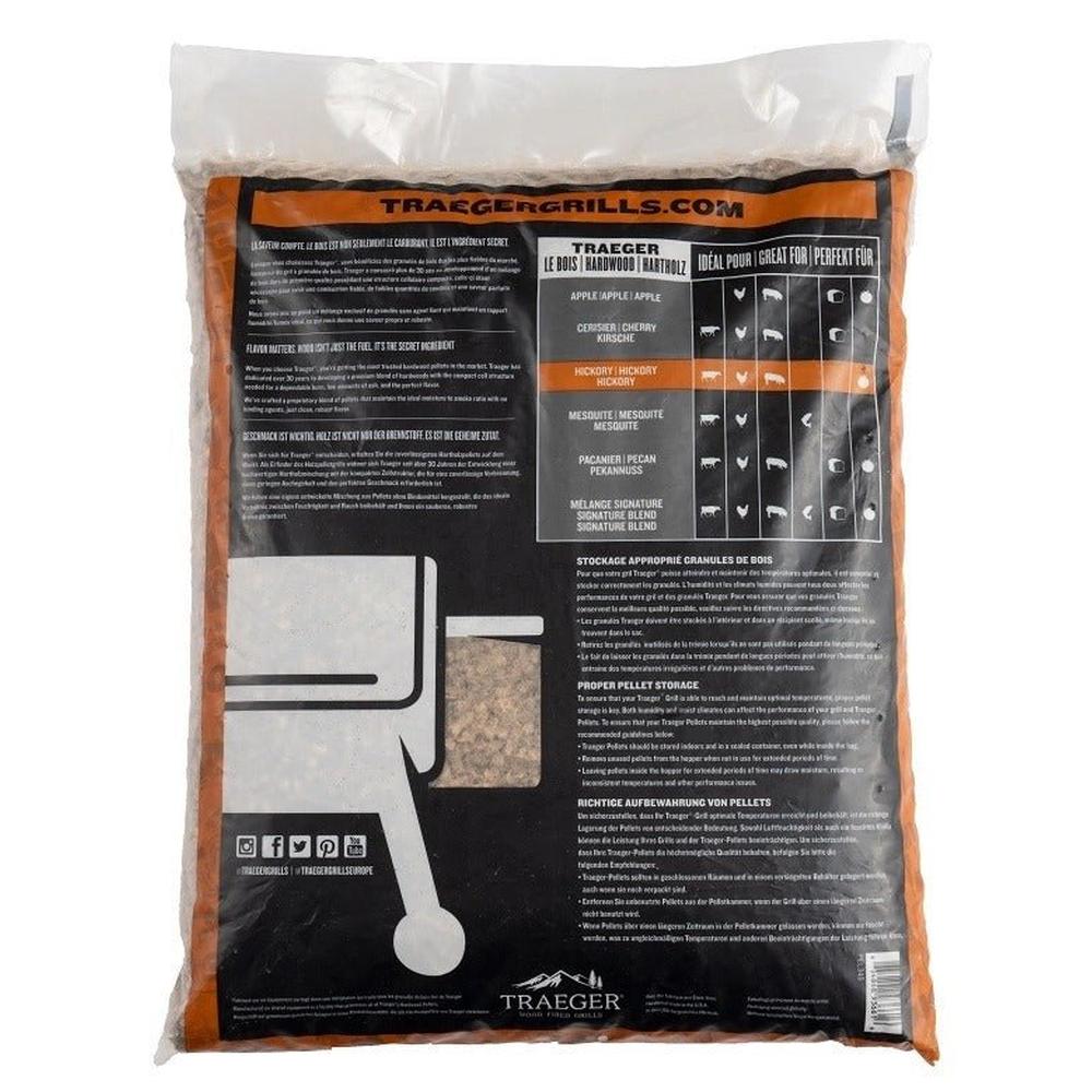 Traeger Hickory Pellets 9 kg – kraftig røyksmak til ekte grillopplevelser - Hilles.no