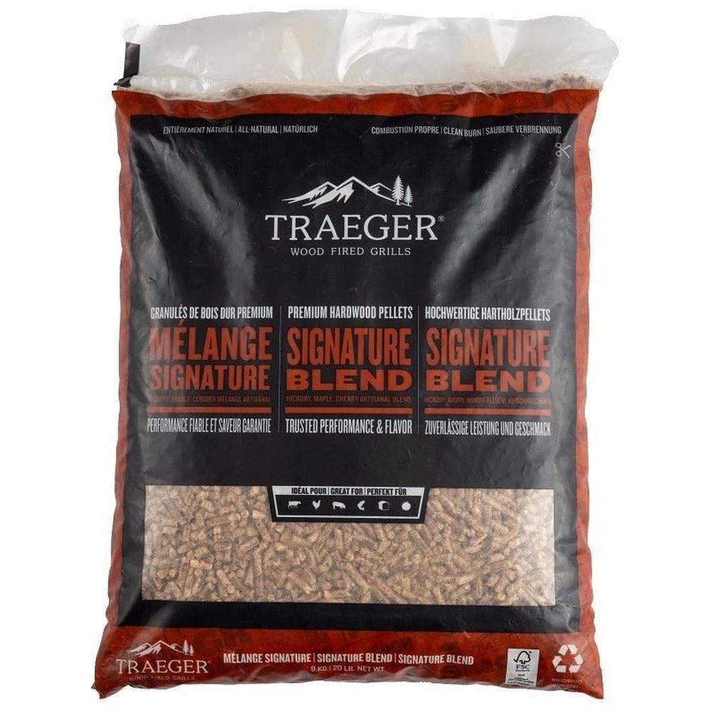 Traeger Signature Blend Pellets 9 kg – allsidig røyksmak for alt på grillen - Hilles.no