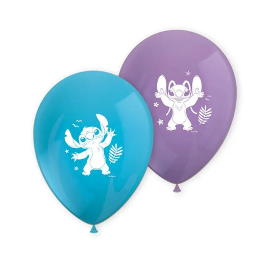 Ballonger – Stitch motiv (8 stk) - Hilles.no