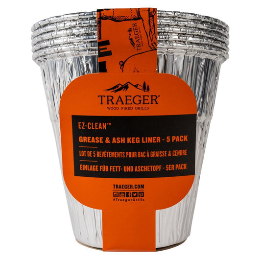 Traeger EZ - Clean™ Grease & Ash Keg Liner – 5 - pakning (BAC608) - Hilles.no