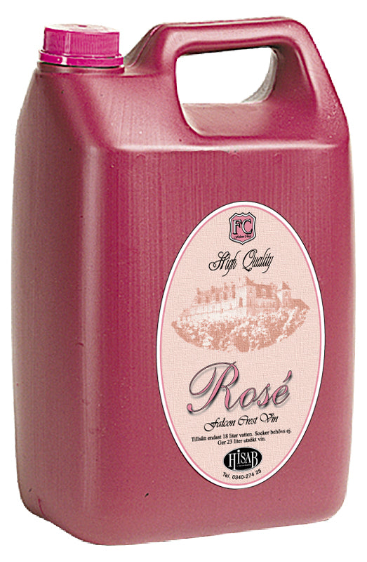 FC Rosé – vinråstoff for 23 liter rødvin