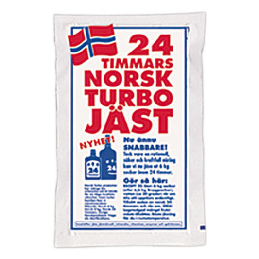 Norsk Turbogjær 24T – Hurtiggjær til sats og vin