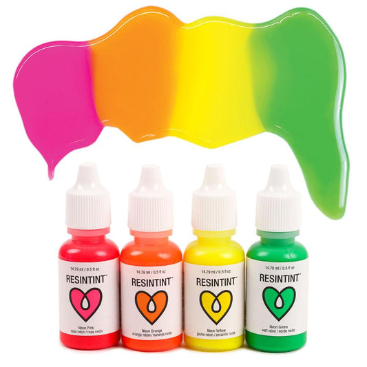 ArtResin ResinTint Neons – Sett med 4 farger