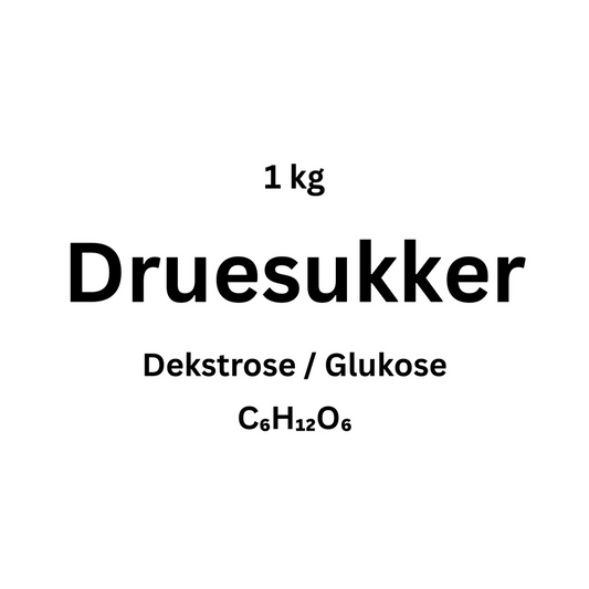Druesukker / Dekstrose / Glukose 1 kg