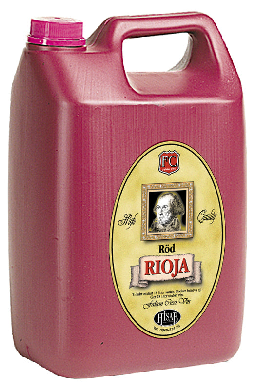FC Rød Rioja – vinråstoff for 23 liter rødvin