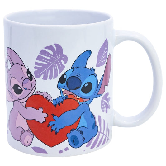 Stitch & Angel Krus – 330 ml Keramisk Kopp
