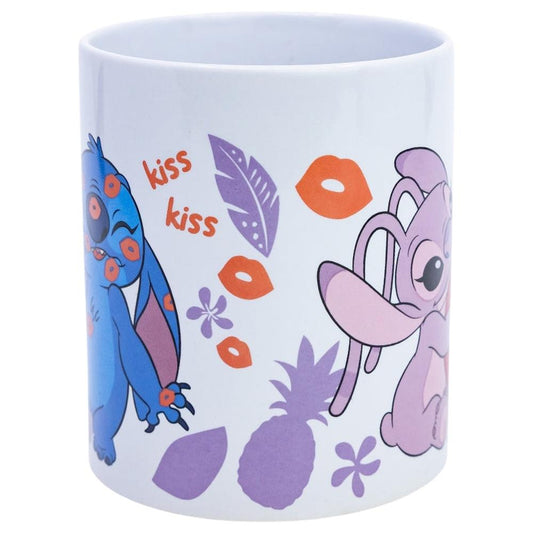Stitch & Angel Krus – 330 ml Keramisk Kopp