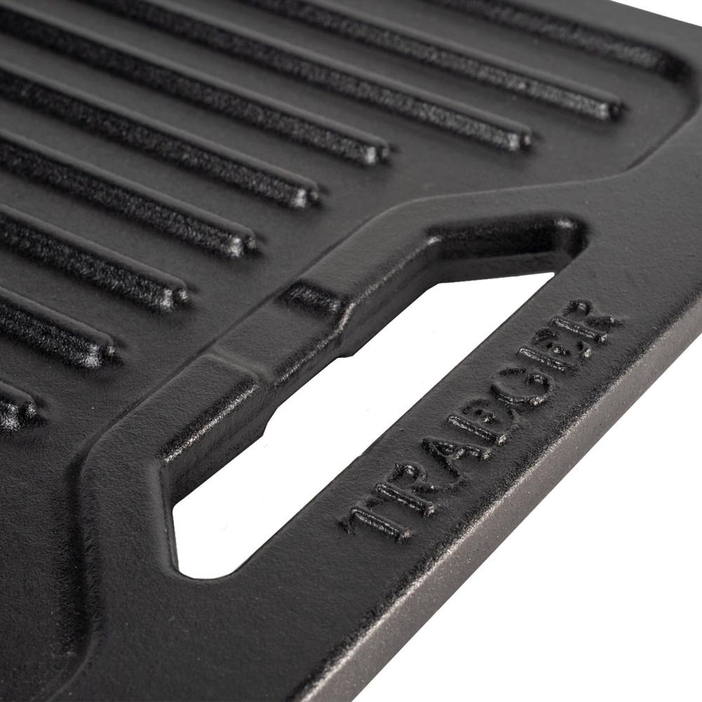 ModiFIRE vendbar støpejernsgrillplate - Hilles.no