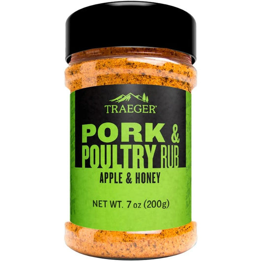Traeger Pork & Poultry Rub 200 g – søt og aromatisk krydderblanding til svin og kylling - Hilles.no